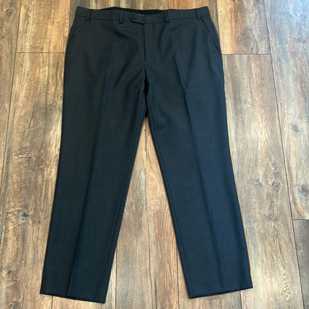 Men’s Lauren Ralph Lauren Suit Pants, 40/30, Charcoal Grey, Natural Stretch